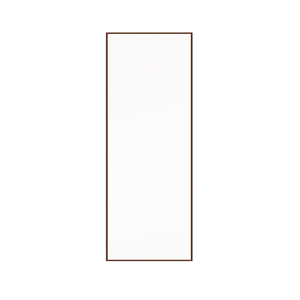 ミラー 鏡 壁掛け おしゃれ ウォールミラー 姿見 木枠 長方形 46×122 かがみ 壁掛 北欧 シンプル 日本製 ブラウン NAG-5411BR