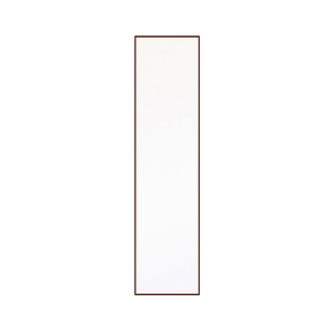 ミラー 鏡 壁掛け おしゃれ ウォールミラー スリム 姿見 木枠 長方形 30×122 壁掛 北欧 シンプル 日本製 ブラウン NAG-3441BR