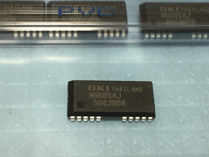 OKI MSM6685AJ 8Mx1bit Serial Register 新品 4個セット