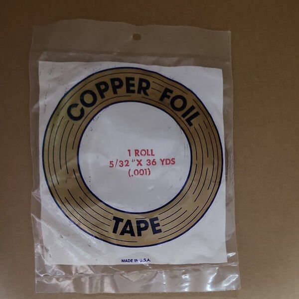 COPPER FOIL ステンドグラス材料 TAPE 5/32 36YDS