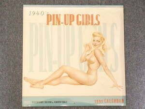 薄179★シュリンク未開封品★1940 Pin-Up Girls ピンナップガール　1995カレンダー 30.5cm×30.5cm