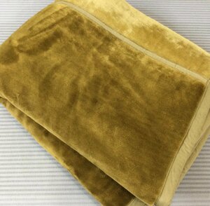 * Manufacturers . work! two sheets join *ma year blanket * volume equipped!! single size *140x200cm* brown group 