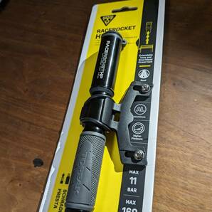 TOPEAK トピーク Race Rocket HP 米仏両用 携帯ポンプ 黒の画像1