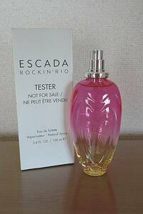 ☆ Бесплатная доставка ☆ неиспользованная ☆ Escada Rockin Rio Tester Edt 100ml ★