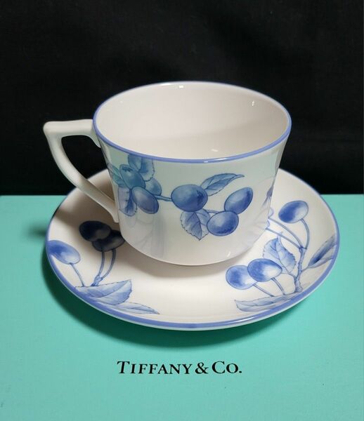 ◆TIFFANY◆【希少 未使用保管品】NATURE カップ&ソーサー 一客