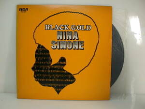 即決/感動のニーナシモン/送料込み/LP/ブラックゴールド/Nina Simone Black ＆ Gold/時の流れをだれが知る