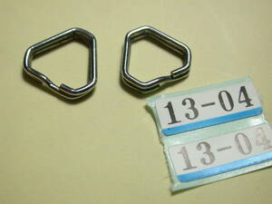 13-04/ prompt decision 250 jpy / free shipping / strap metal fittings / Nikon / Leica / range finder /D ring / triangle ring 