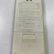 C1F418 【送料１８５円】エアコン リモコン / National ナショナル A75C2870 動作確認済み★即発送★_画像3