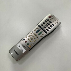 C1F867 【送料１８５円】 TV リモコン / シャープ SHARP GA451WJSA 動作確認済み★即発送★ テレビ