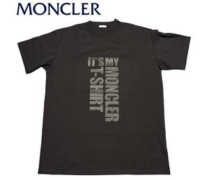 新品　MONCLER　モンクレール　Tシャツ　オーバーサイズ　L～XL相当 パッチロゴ　ラバーロゴ　メンズ　ブラック　レディース　シャツ 黒