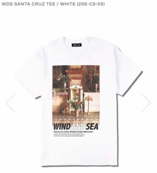 Supreme MEDIUM 白 コラボ WHITE Teeウィンダンシー WDS SANTA CRUZ Tシャツ 希少Mサイズ　