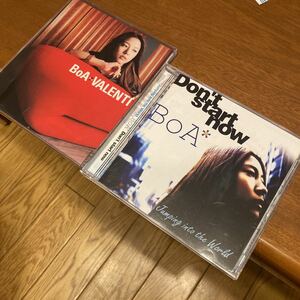 BoA/Don't start now VALENTI／Realize(stay with me) 中古CD2枚