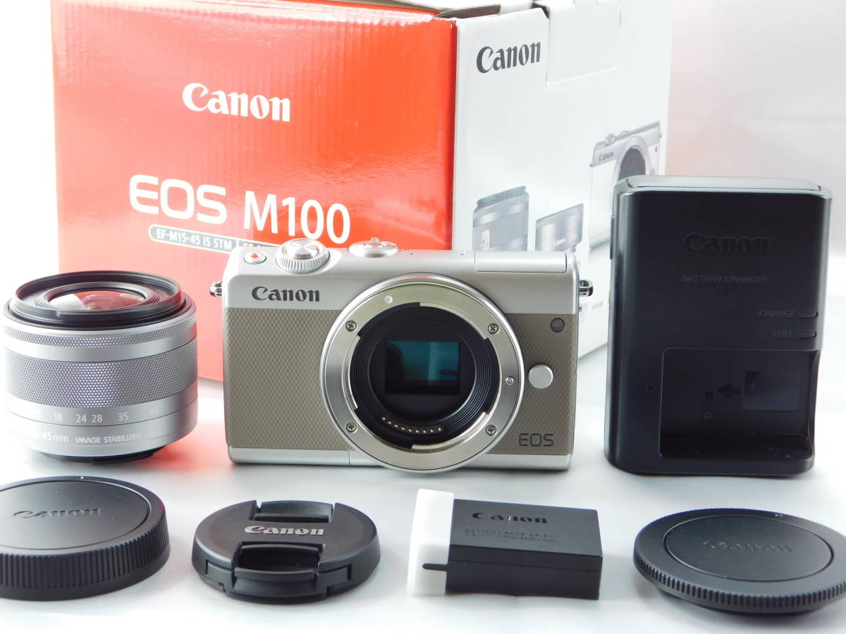 2023年最新】ヤフオク! -eos m100 ef-m15-45 is stm レンズキットの