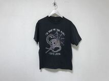 本物ユナイテッドトウキョウUNITED TOKYOコットンスカル刺繍半袖Tシャツメンズアメカジサーフビジネススーツ黒ブラック2M日本製_画像1