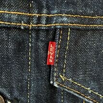 濃紺! 大サイズ! 60s 70s Levi's 70505 ビッグE デニムジャケット 46? USA製 ビンテージ 60年代 70年代 リーバイス ジージャン オリジナル_画像6