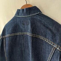 濃紺! 大サイズ! 60s 70s Levi's 70505 ビッグE デニムジャケット 46? USA製 ビンテージ 60年代 70年代 リーバイス ジージャン オリジナル_画像9