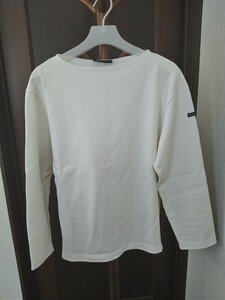 【BEAMS別注！】LeMinor　バスクシャツ　ホワイト　１４ゲージ　サイズ２　定価16,500円【ほぼ新品！】