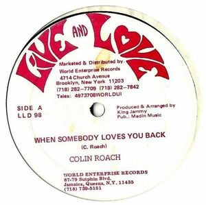 Colin Roach - When Somebody Loves You Back G039