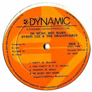 Byron Lee And The Dragonaires - De Music Hot Mama G074