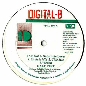 Half Pint - I Am Not A Substitute Lover G153