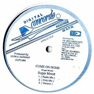 Sugar Minott / Glen Ricketts - Come On Home / Being With You G138