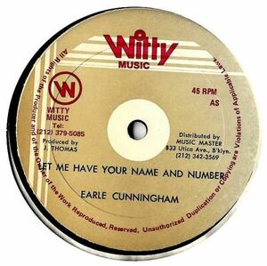 Earle Cunningham - Let Me Have Your Name and Number G289