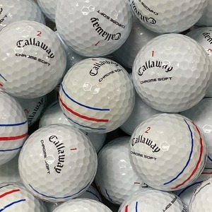 ロストボール キャロウェイ クロムソフト トリプルトラック ホワイト 12個 Aランク 中古 ゴルフボール Callaway 送料無料