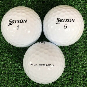 ロストボール スリクソン Z-STAR 年代混合 ホワイト 10個 ABランク 中古 ゴルフボール ロスト SRIXON エコボール