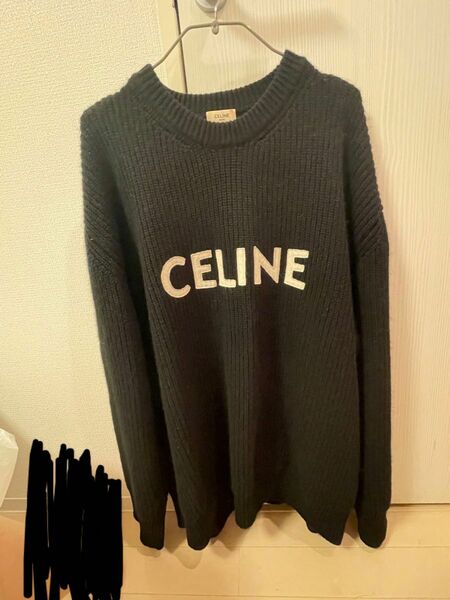 正規品　celine 21AW Embroidery Over Size Sweater sサイズ