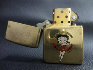 □■ ALWAYS A WINNER ベティちゃん BETTY BOOP ベティ・ブープ ジッポー ライター I ZIPPO X 1994年 9月製 ■ゴルフ