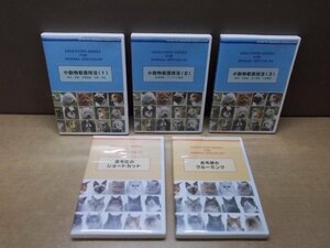 【DVD】《5点セット》小動物看護技法1・2・3/長毛猫のショートカット/長毛猫のグルーミング