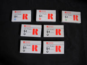 RICOH Ricoh TP лента S-1 ( чёрный ) ×4 шт / S-1 ( красный ) ×1 шт / S-1 ( синий ) ×1 шт / S-1 ( зеленый ) ×1 шт [ оригинальный ] [ не использовался * новый товар ]