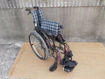 TS-23-0821-07　カワムラ自走式車椅子　　WAVIT-Plus ウェイビットプラス WAP22-42S_画像10