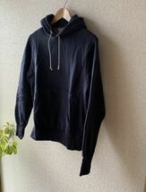 新品 SIZE 3 FilMelange フィルメランジェ WICKS ウィックス DEEP NAVY プルオーバー パーカー parka sweat ディープ ネイビー スウェット_画像2