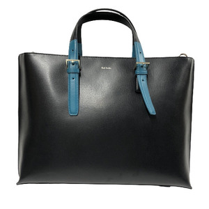  new goods unused Paul Smith color do chip leather tote bag shoulder type black 