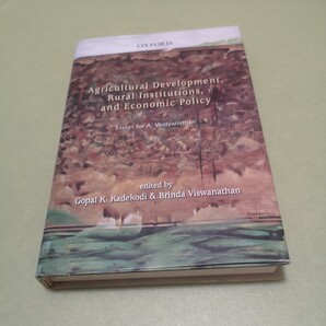 ◎Agricultural Development, Rural Institutions, and Economic Policy英語版