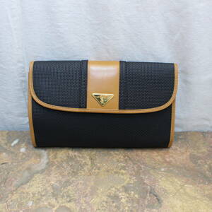 OLD YVES SAINT LAURENT YSL LOGO CLUTCH BAG/オールドイヴサンローランYSLロゴクラッチバッグ