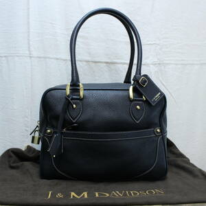  as good as new J&M DAVIDSON MIA LEATHER BOSTON BAG MADE IN SPAIN/je-& M da vi doson mia leather Boston bag 