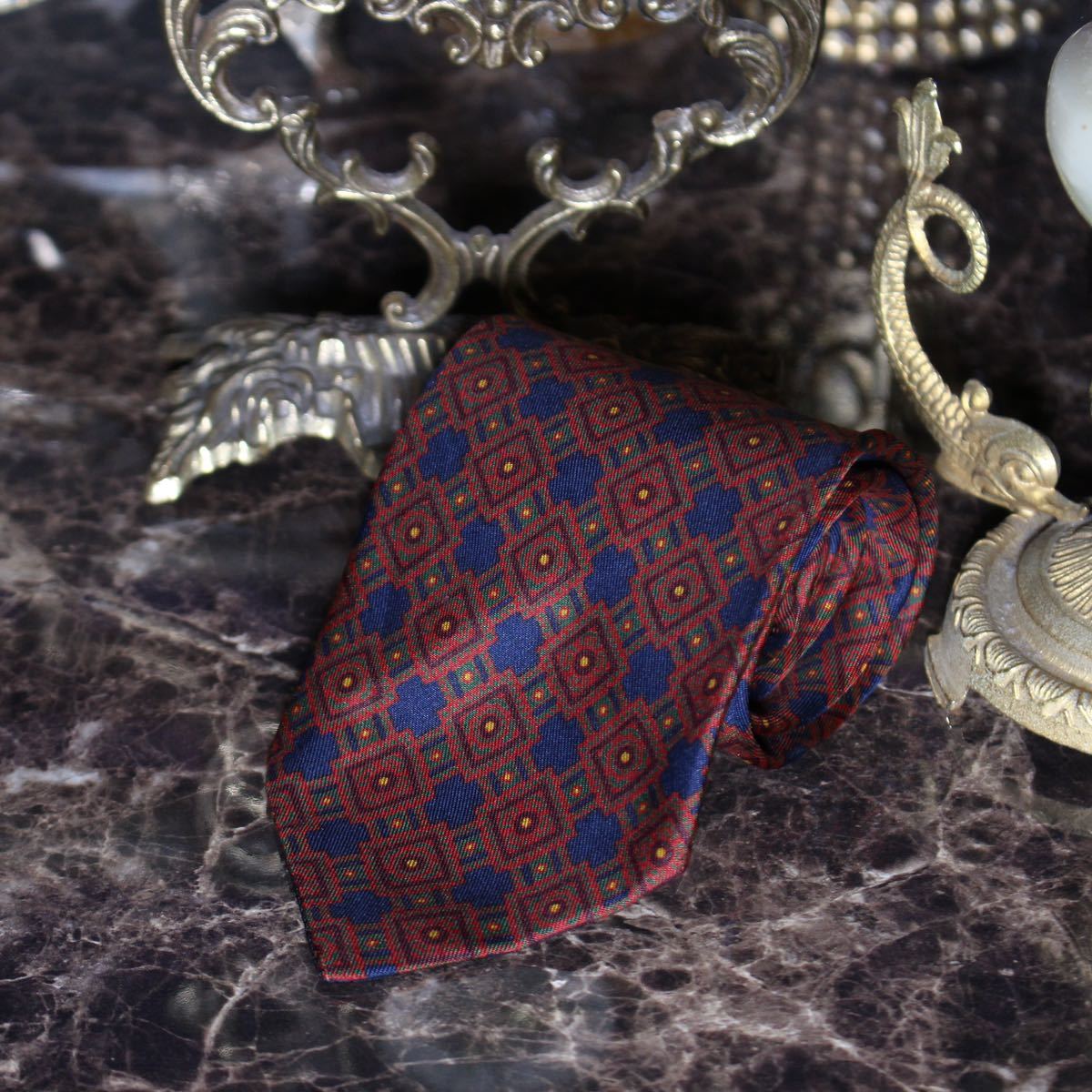 STUSSY PSYCHEDELIC SILK JACQUARD TIE|PayPayフリマ