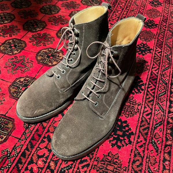 BROOKS BROTHERS SUEDE LEATHER LACE UP BOOTS/ブルックスブラザーズスウェードレザーレースアップブーツ