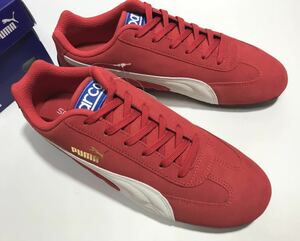 未使用! PUMA プーマ 307171-05 SPEED CAT OG + SPARCO RED スピード キャット スパルコ 赤 US 10 / 28cm 箱付き ドライビング