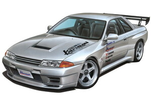 HKS 関西 BNR32 スカイラインGT-R `90 （ ニッサン） （1/24スケール ザ・チューンドカー No.76 064535）