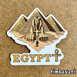 新品【エジプト】 ピラミッド　スフィンクス　ステッカー　740