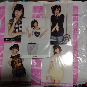 AKB48 【内山奈月】5枚まとめ売り　ネ申DVD特典はレア　生写真 
