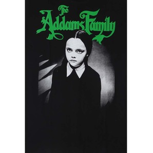 kr1●新品 黒 Mサイズ●アダムスファミリー THE ADDAMS FAMILY ウェンズデー 半袖Tシャツ//バンドTシャツ ロックTシャツ 映画の画像2