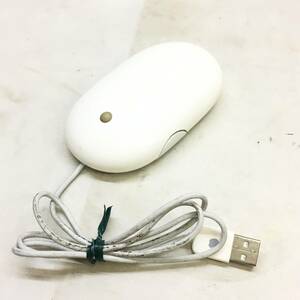 Σ Apple　アップル　マウス　ホワイト　白色　パソコン　入力装置　周辺機器　通電・動作確認済　 中古品 USEDΣG51588
