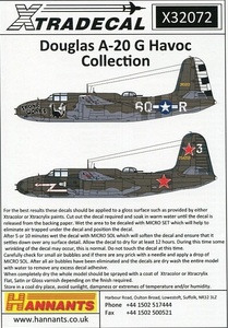 1/32 エクストラデカール　ダグラス A-20G ハボック