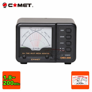 CMX-200 コメット SWRパワーメーター 測定周波数1.8～200MHz