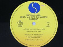 65601■LP　Madonna「Material Girl Angel And Into The Groove」　P-5199_画像6