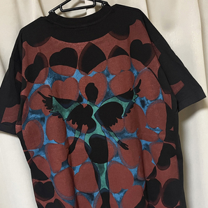 XL NIRVANA ニルヴァーナ heart shaped box Tシャツ ハートシェイプドボックス カートコバーン 総柄 新品 （Giant 90s ビンテージ USA製）の画像4
